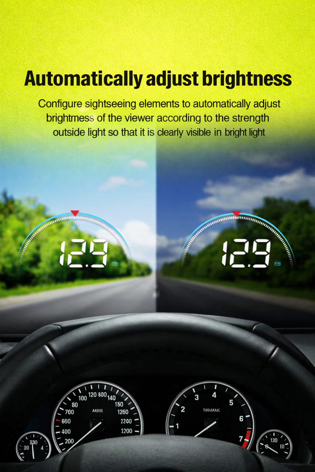 M8 Pro. OBD2 Head-Up Display (HUD)