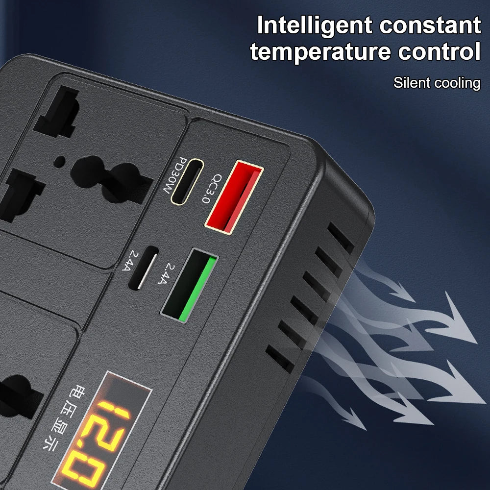 200W Car Inverter Car Power Adapter 